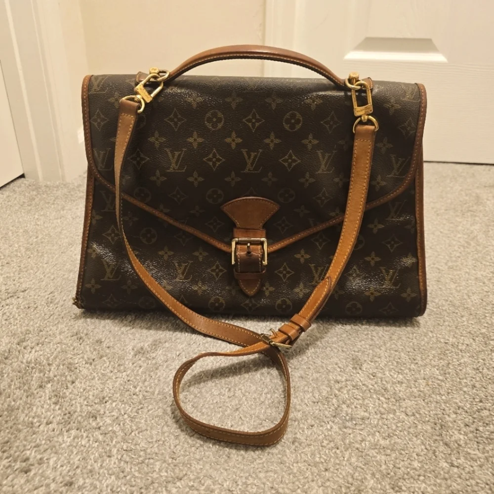 Louis Vuitton Monogram Beverly Briefcase Tote Satchel Shoulder Bag